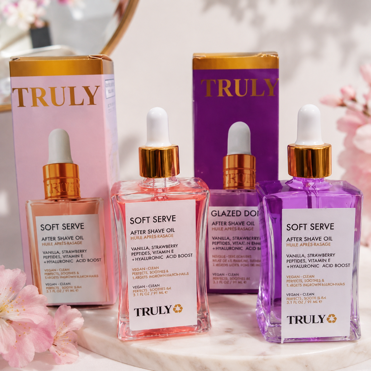 KIT TRULY SUPER TRULYS. FORMULA ACLARANTE + HIDRATANTE (ROSADO Y MORADO)